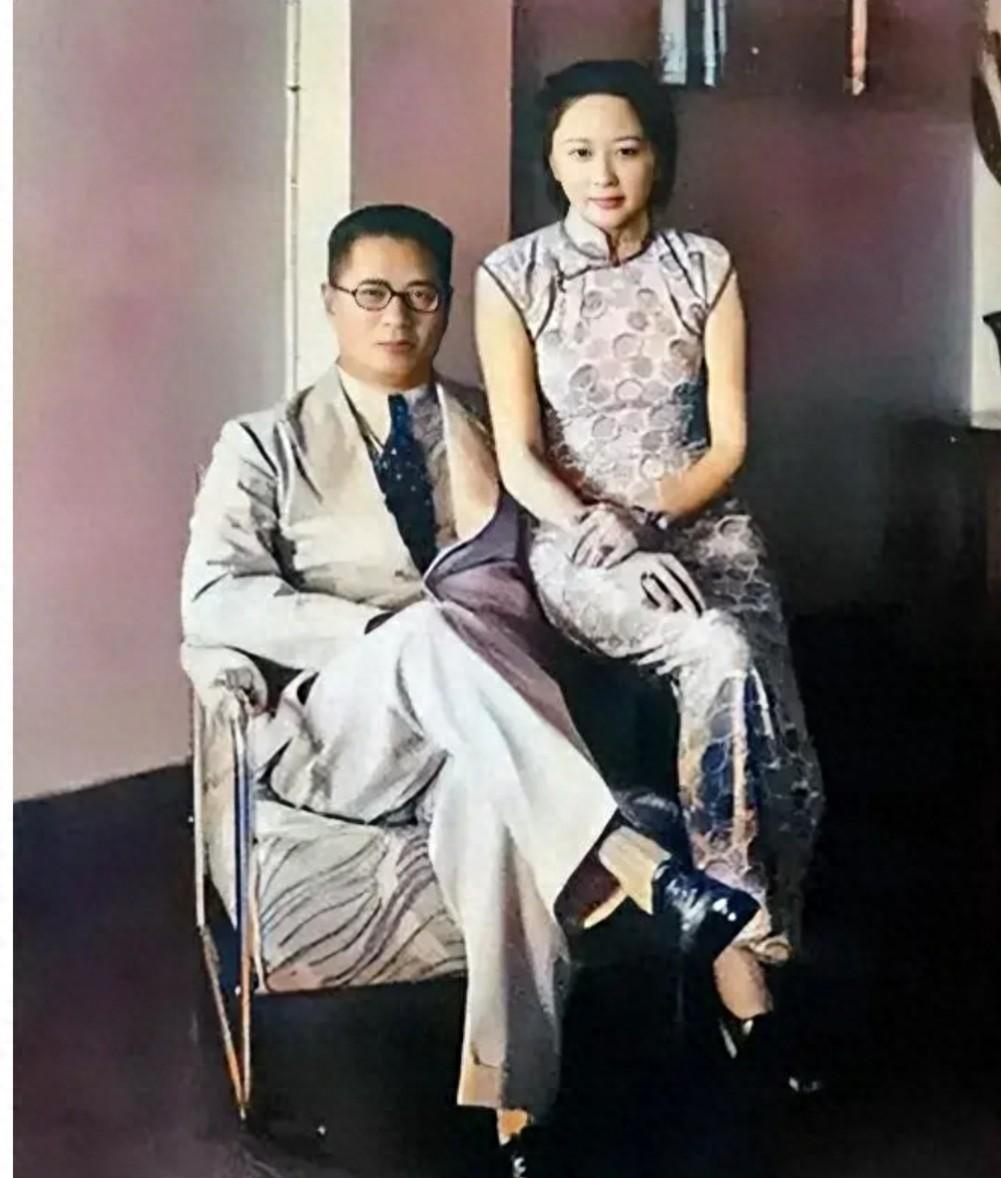 看完宋子文与妻子的合影照片，网友纷纷感叹：原来这才是真正的豪门绅士与绝世美人的完