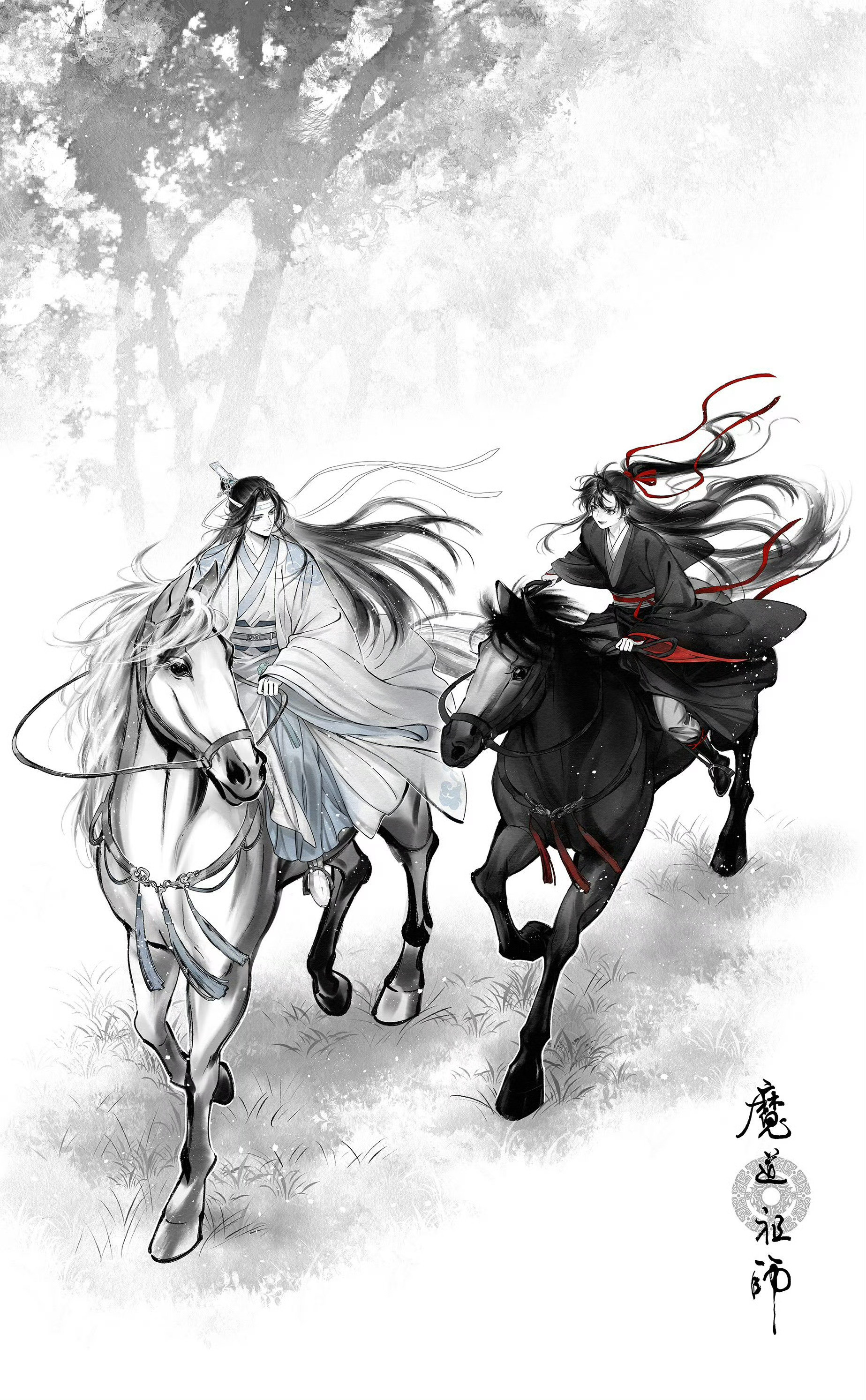 魔道祖师日本漫画官方新年贺图2025动漫嘉年华魔道祖师