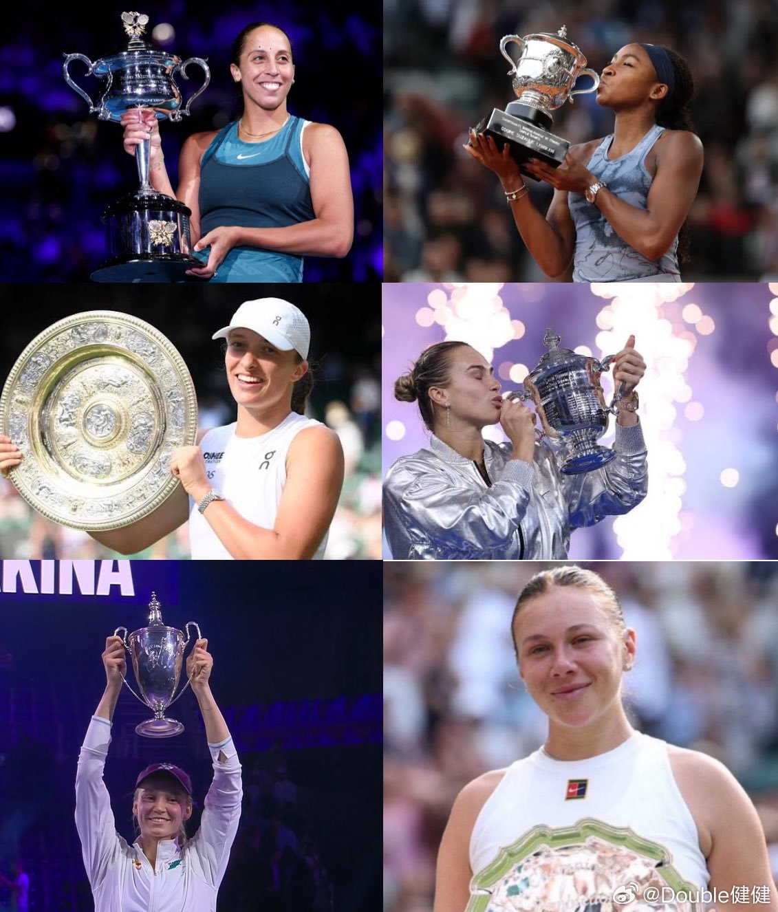 今年WTA五个大赛冠军，你们觉得最佳球员会是谁？澳网：凯斯法网：高芙温网：斯瓦泰