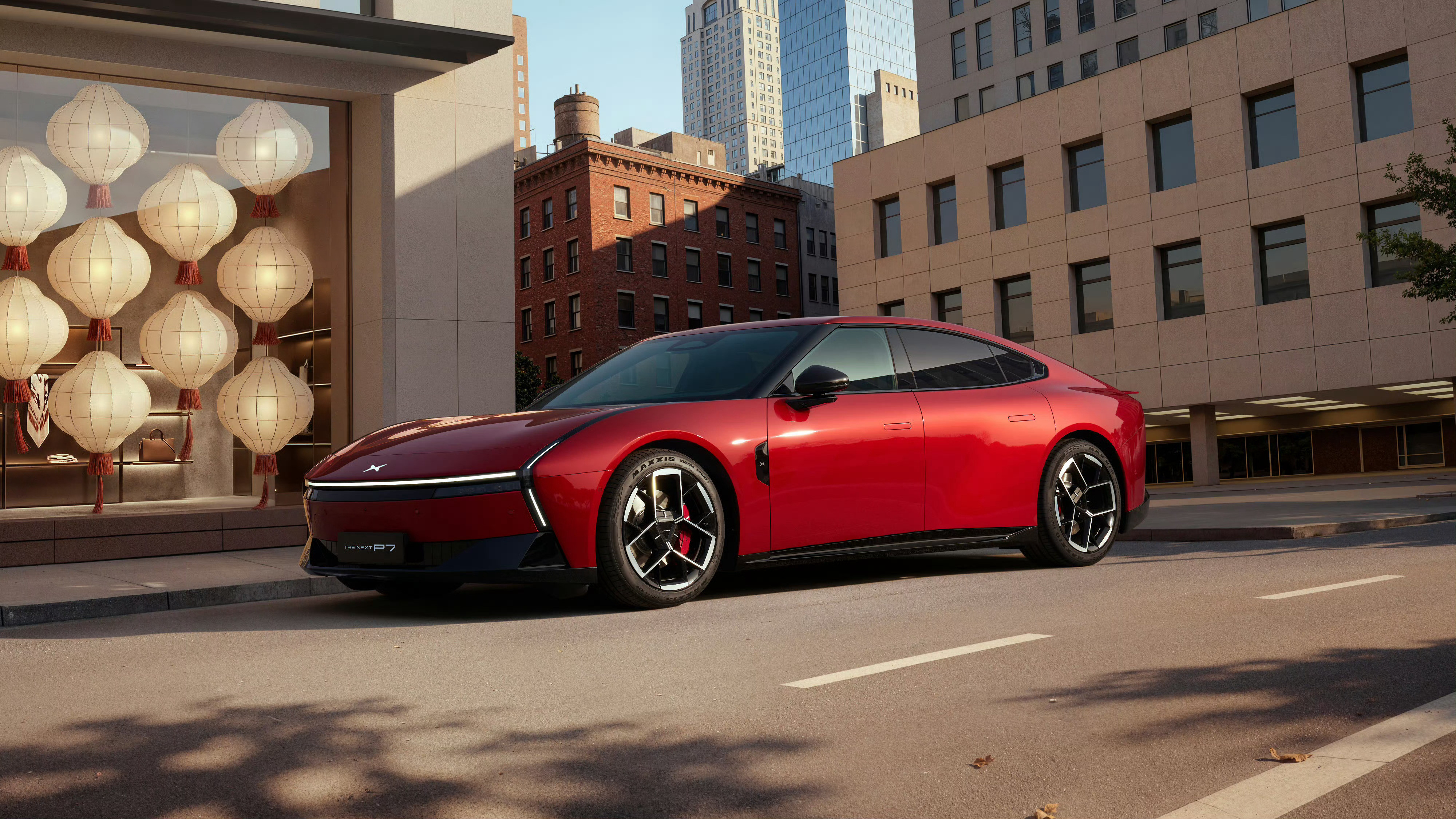 小鹏P7全新红色，从内红到外最近大家都在出新颜色