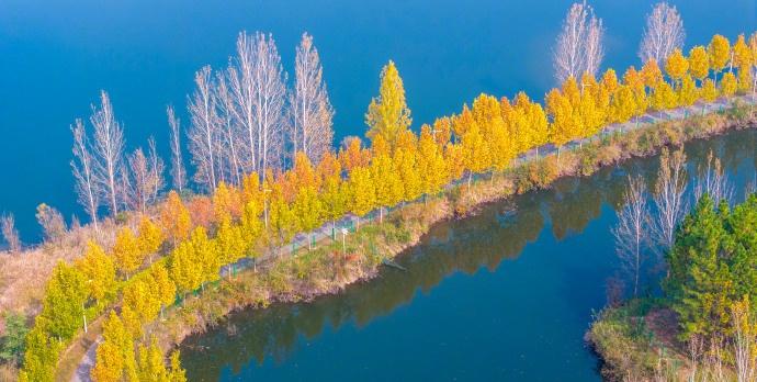 【转发收藏！无人机看祖国大地秋景如画】深秋时节，放眼神州大地，景色如诗似画。收藏