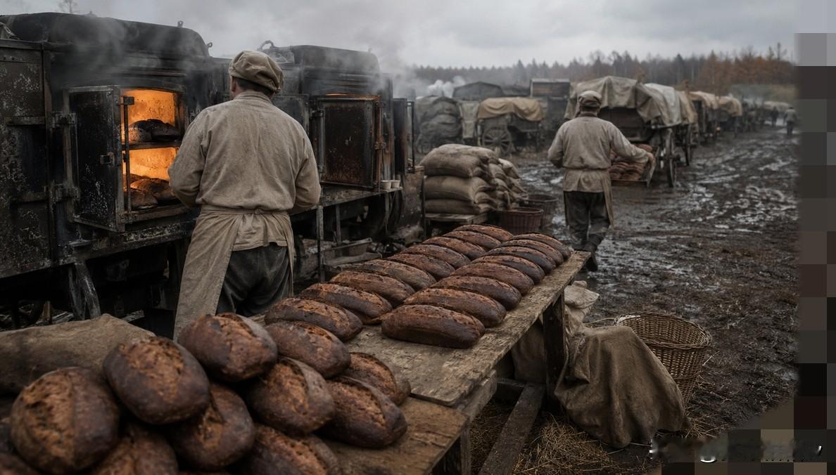 第二次世界大战时期苏联士兵的每天面包定额是800（夏季）-900克（冬季）之间，