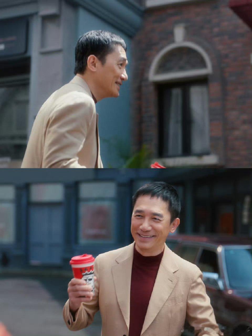 咖啡其实不适合找老年人代言，看上去不太能提神的样子