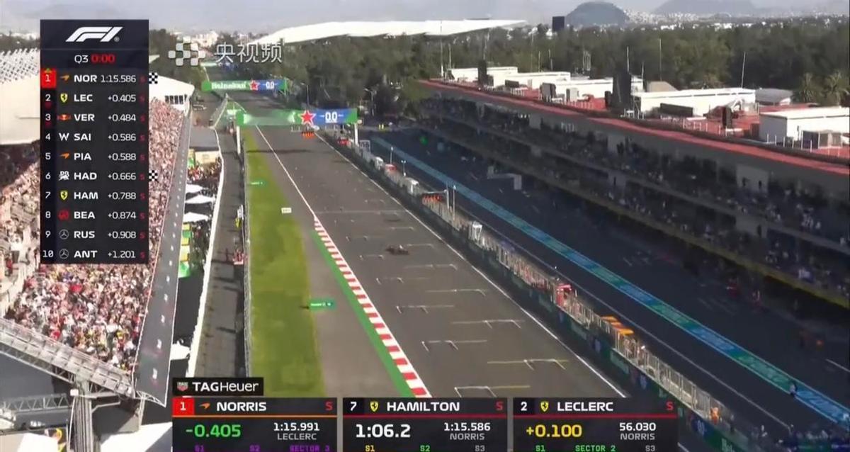 诺里斯最后一圈三段全紫，直接把勒克莱尔干趴了。法拉利快，但没稳。迈凯伦慢，但