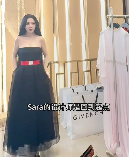 纪梵希对视后赵丽颖的待遇不是很高，她现身纪梵希彩妆活动时穿的那条裙子，网红Lul