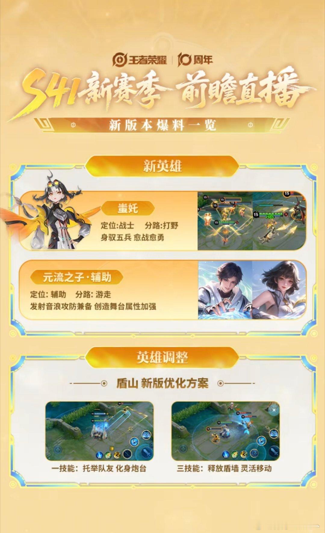 王者荣耀S41赛季，王者峡谷又要热闹起来了，大家最期待哪个改动呢？王者荣耀S4