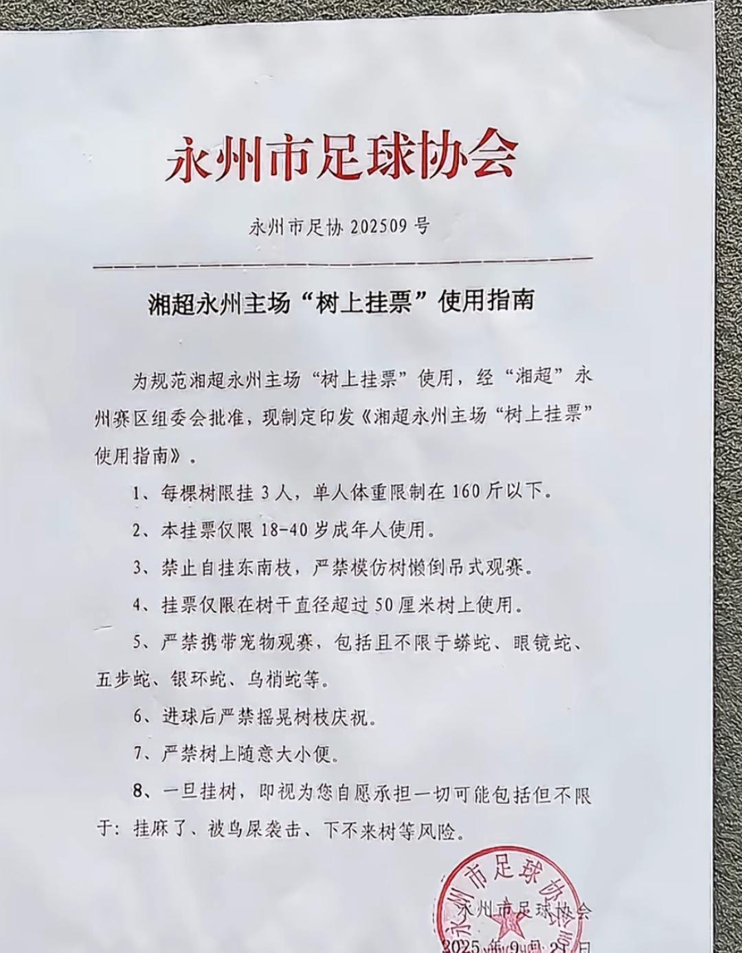 湖南湘超的比赛太搞笑了，还真有挂票卖！工作人员说，给看不到球的人提供方便。我