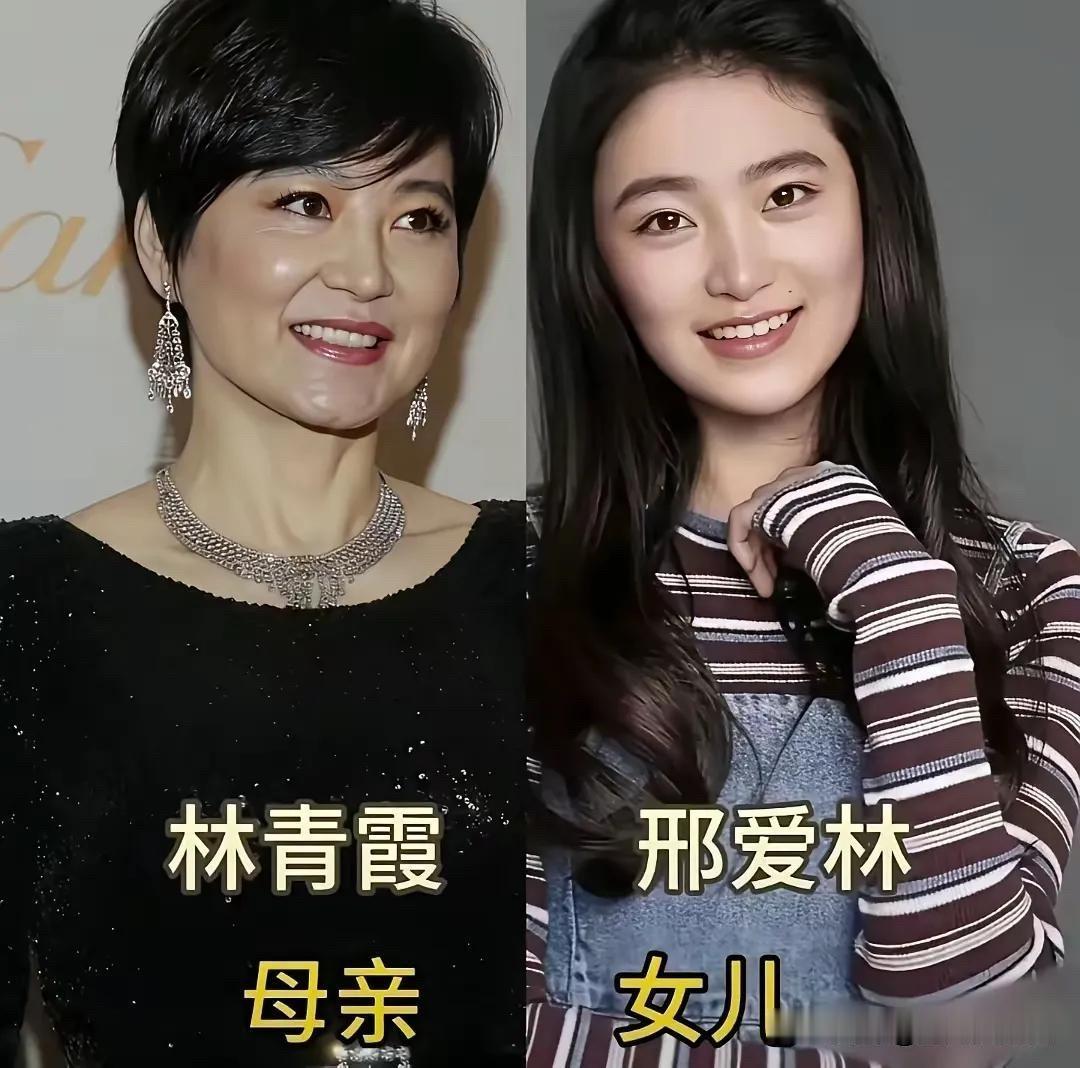 9位明星妈妈和女儿的合影：林青霞的女儿像她，金龟子的女儿跟她一模一样。有的女