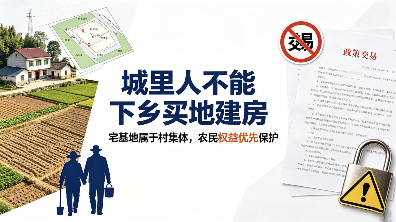 农村自建房新规实施，城里人禁止下乡买地建房，释放重要信号很多人一直有一个田