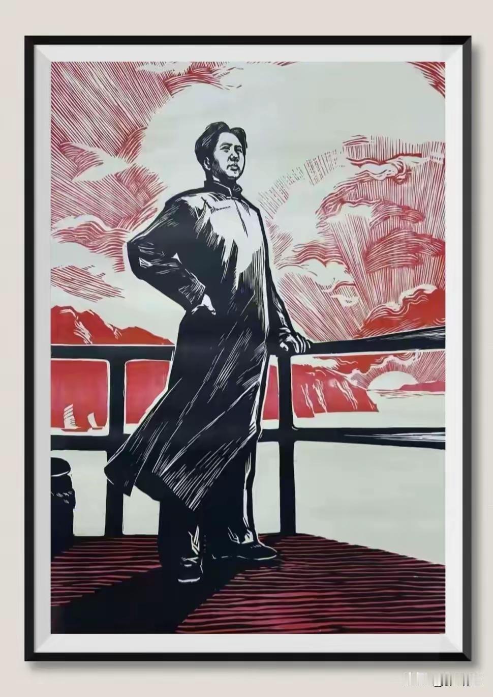 这幅毛主席画像，画出了灵魂，震撼亿万国人见过无数伟人画像，唯独这一幅直击心