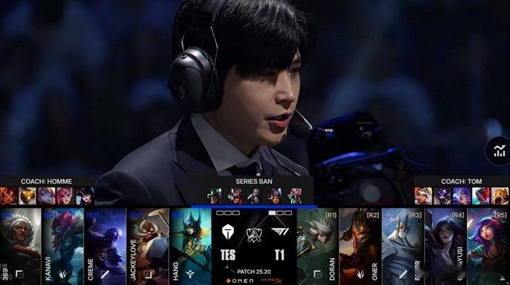 ​T1随便赢团​TES给T1充电xinyi看TES第二局BP：感觉这第二把的