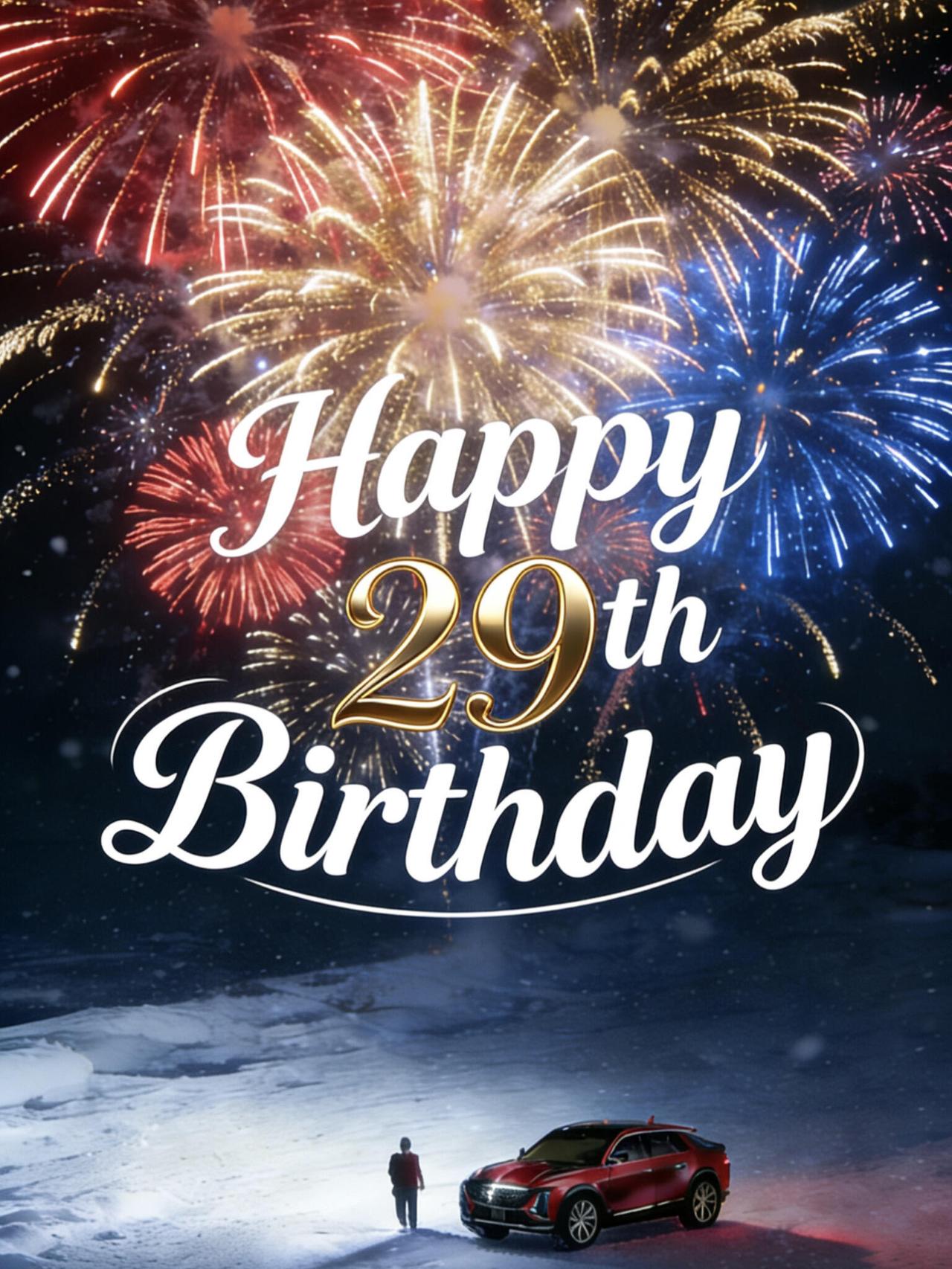 凯子的生日祝福，太用心了，最好的东哥值得，凯迪拉克大气，用心对待，东哥帅气！马