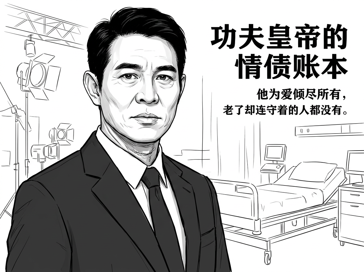 2026，李连杰怕是不好过。功夫巨星又怎样？老了躺病床上，现任妻子一天就来15分
