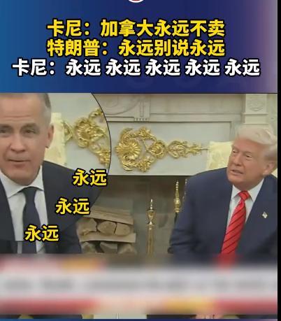 万万想不到，加拿大和美国强硬起来了5月6日，加拿大总理卡尼与美国总统特朗普会晤