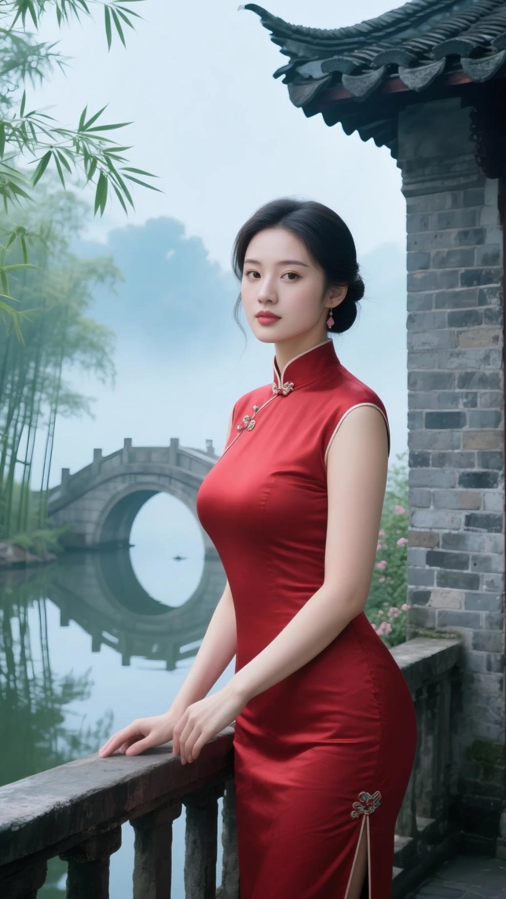 什么样的美女才是最美的旗袍美女拥有古典美。