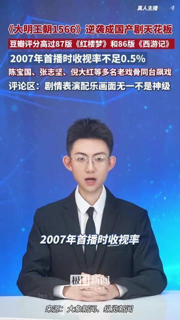 2007年播的时候，这剧收视率连0.5%都没，现在居然把87红楼、86西游挤到豆