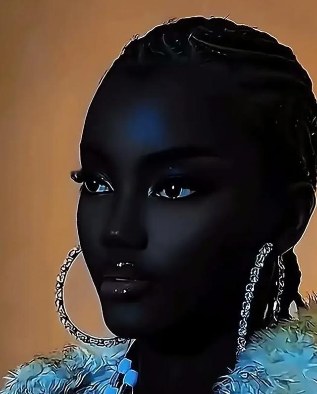 地球上最黑的民族。非洲南苏丹丁卡族人，黑皮肤、蓝眼睛，特别是蓝眼睛，可好看了！他