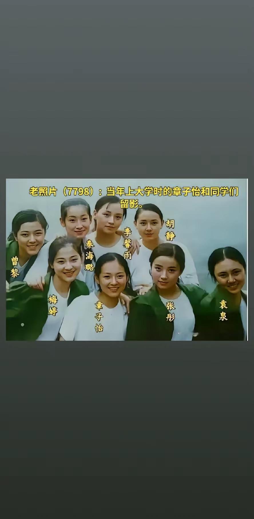 似乎就是中间的李馨雨没有知名度，其余的都走红了