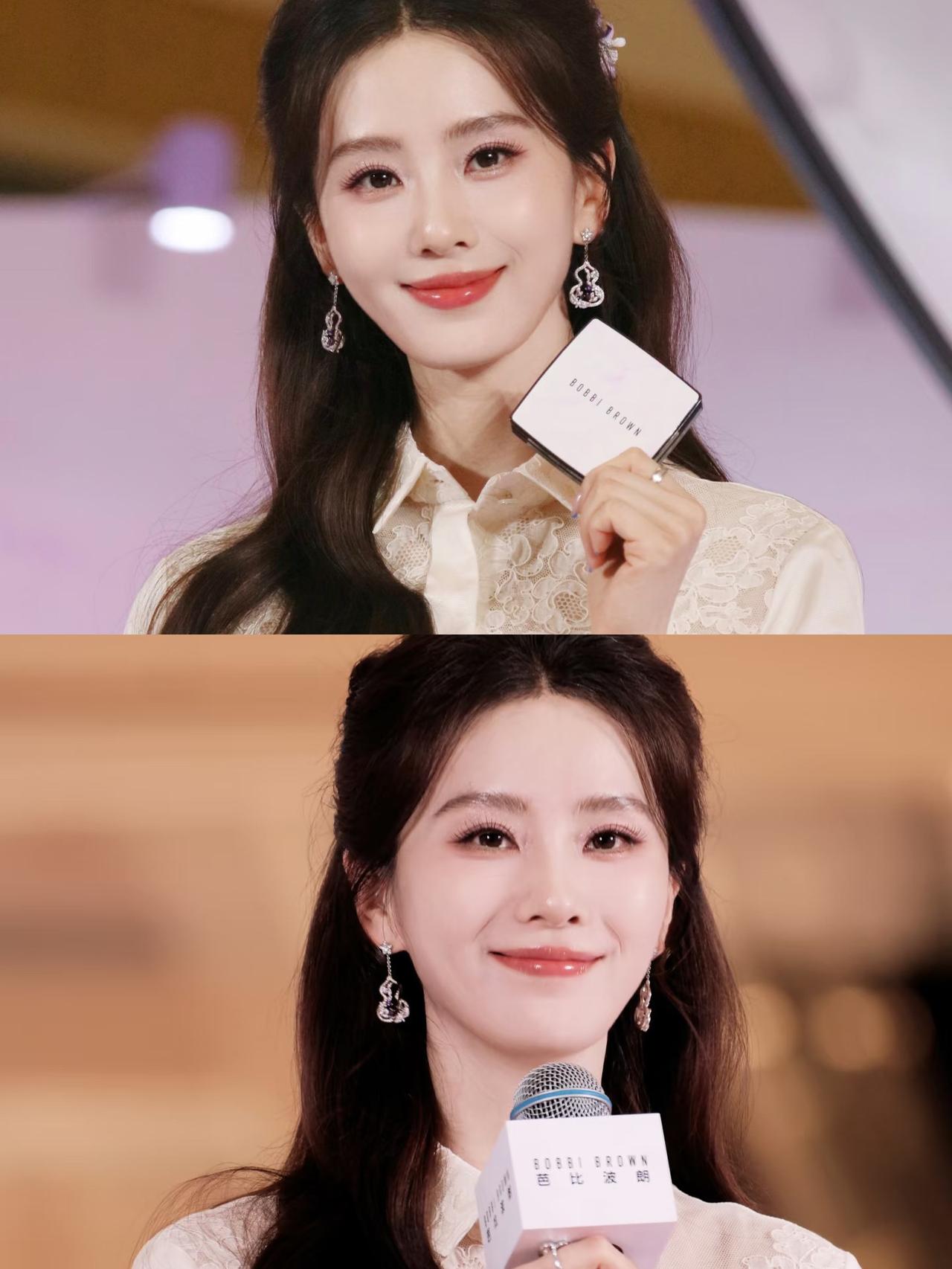 我朋友今天在四川见到刘诗诗，​回来后跟我说，​以后不要再说刘诗诗是美女了