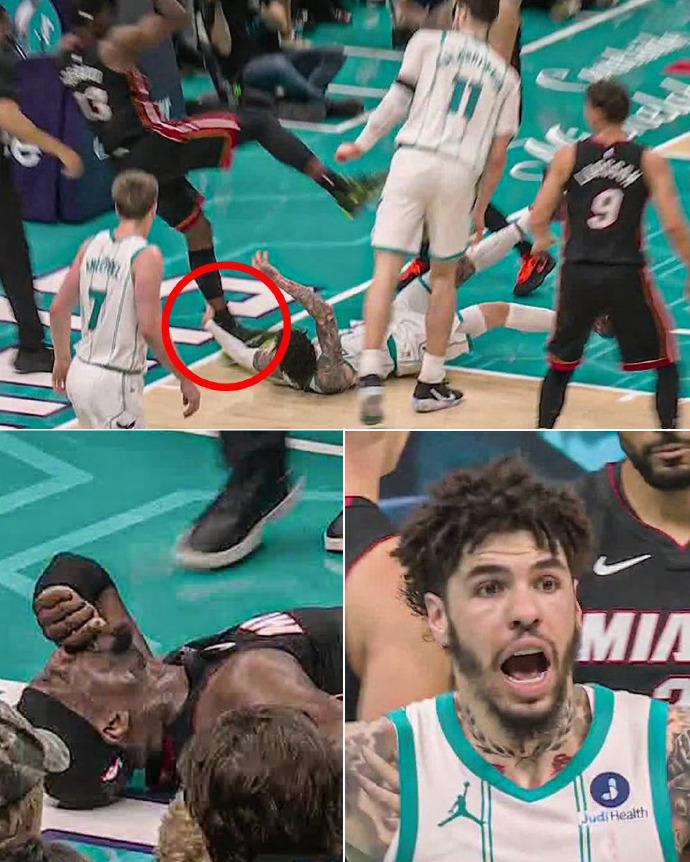 美媒爆料：NBA将审查拉梅洛·鲍尔绊倒阿德巴约一事！具体处理结果，将在黄蜂队