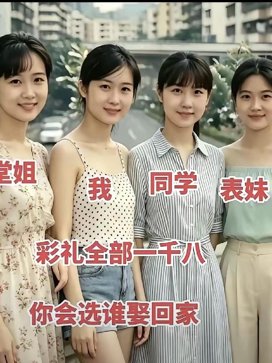 你心目中的美女定义是什么样的30年前女孩子单纯可爱，原汁原味，彩礼都是1800，