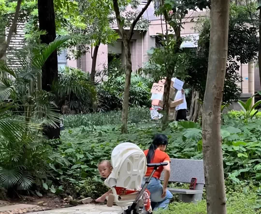 今天一大早就看到保姆和保安在吵架，在旁边听了半天，才搞不明白事情的原因。原来