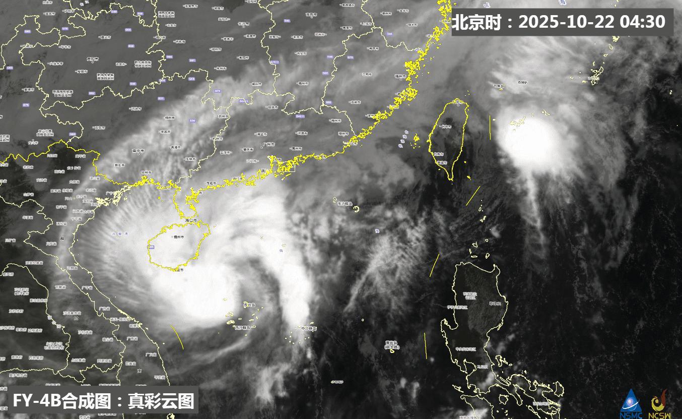 台风风神昨晚到今晨，风神从强热带风暴增强为台风级。高空强烈的辐散出流，如同在头