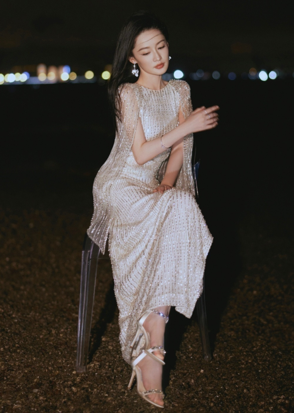 李沁白月光千金感李沁好明媚大气的美🤍