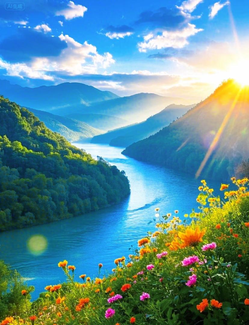 上联：一山一水一风景下联：半俗半雅半红尘