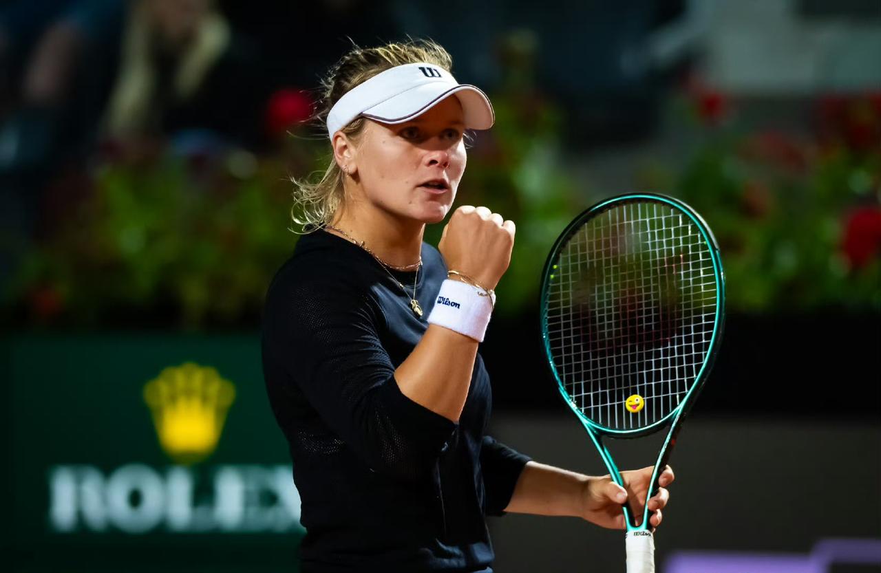 斯特恩斯迎来生涯重大突破！WTA1000罗马站1/4决赛，斯特恩斯在一场午夜