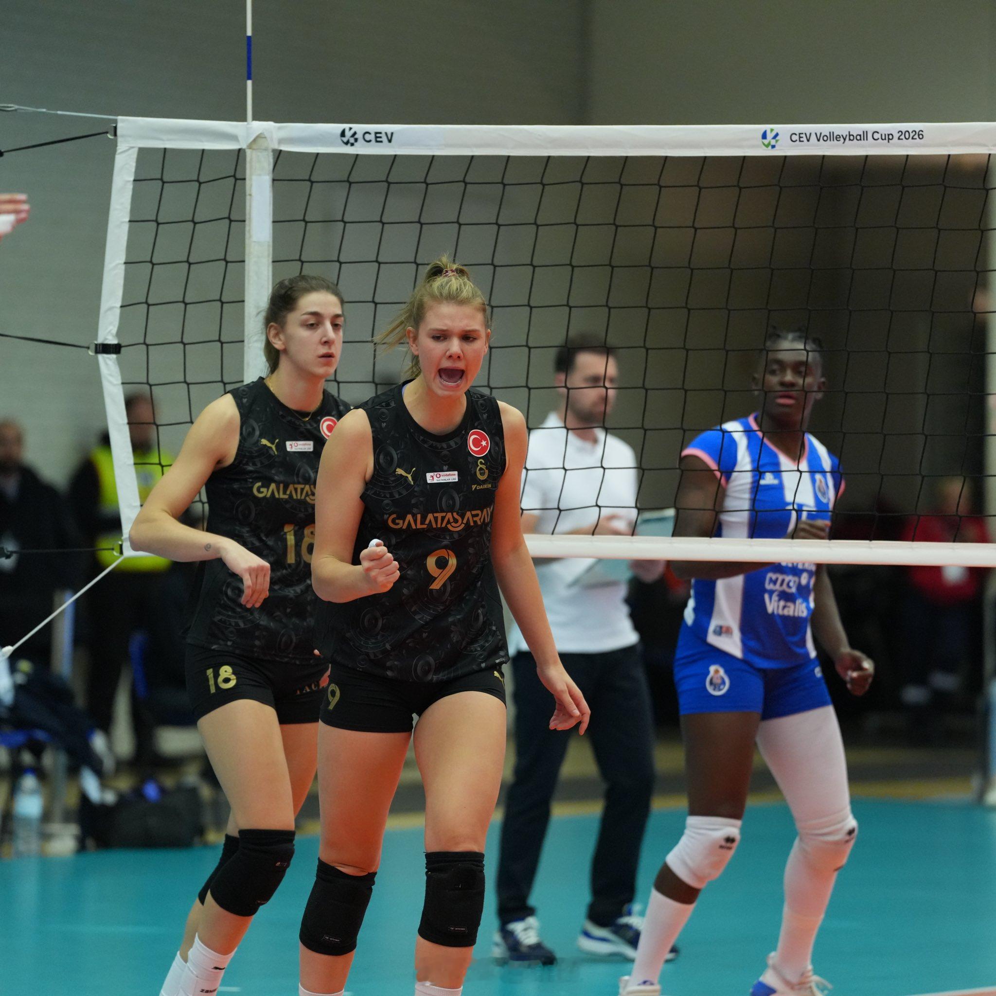 2026女排欧联杯十六分之一决赛首回合，北京时间27日清晨结束的比赛，有中国球