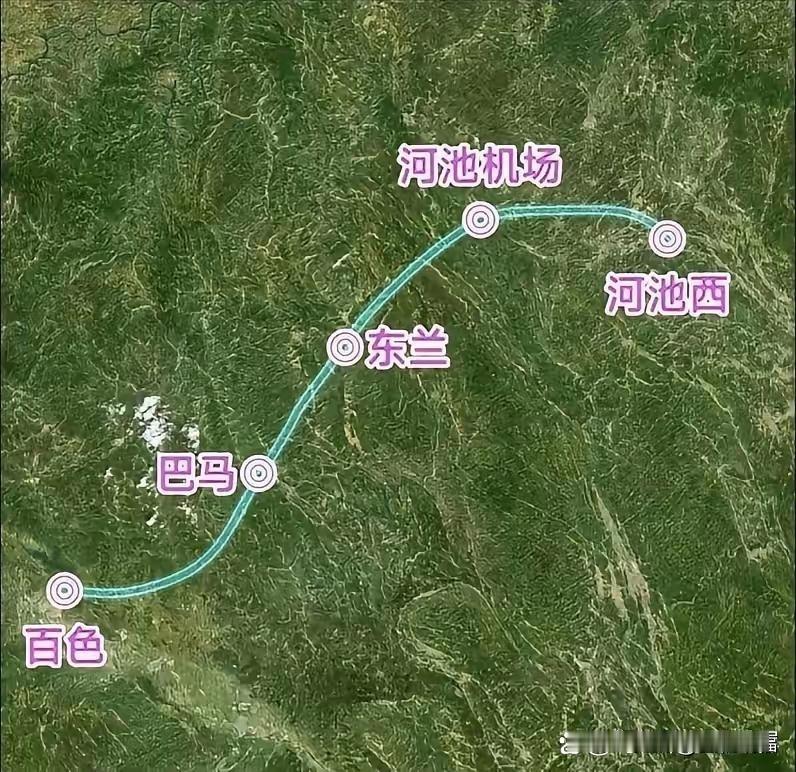 早该修了！这是广西真正意义的十字高铁！可以彻底解决桂西北的贫困状态！比南广高铁作