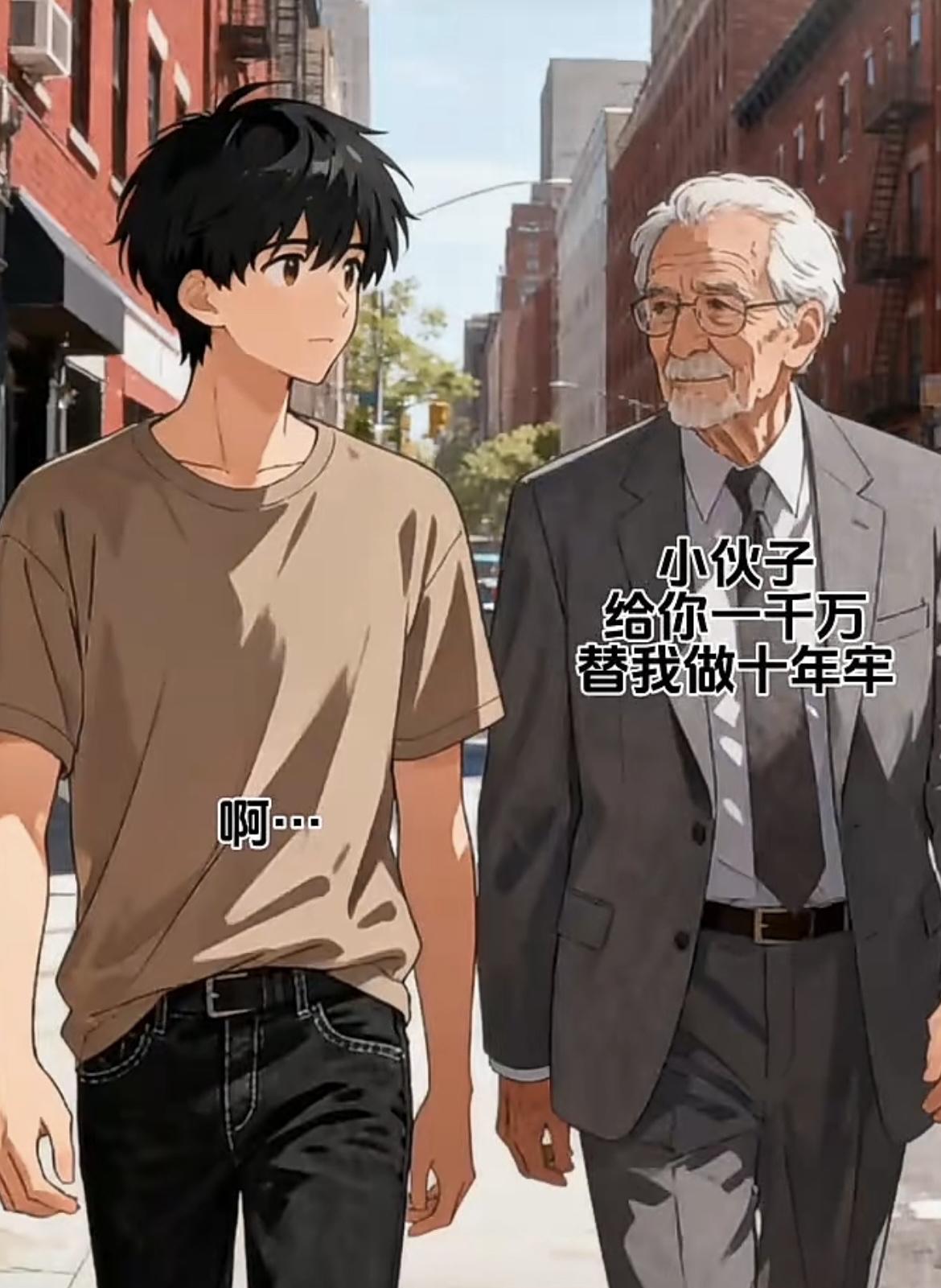 “给你一千W，进去十年苦修，你愿不愿意”[笑着哭][笑着哭]