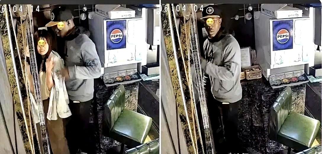 近日，东京的一家烤串店在社交媒体上发布了一对年轻男女的照片，表达了对他们在店内做