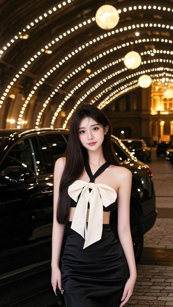 夜灯美人照 原来ai写真可以这么美 人生总得有一套ai写真吧 谁拍谁好...