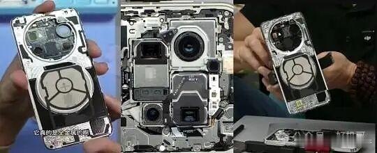 杨长顺在拆机过程中惊叹Mate80ProMax设计精美、工艺精湛。最后用“