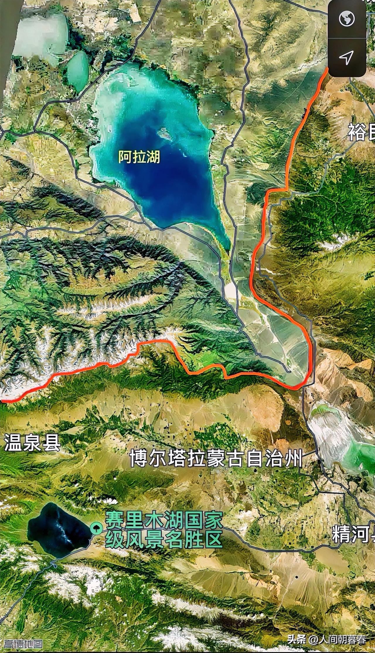 我国西北版图最大的地理遗憾就是丢失了面积偌大的阿拉湖。阿拉湖古称图古勒池，历史上
