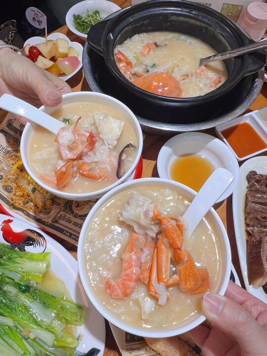 珠江新城牛马的快乐，人均60潮汕海鲜砂锅粥