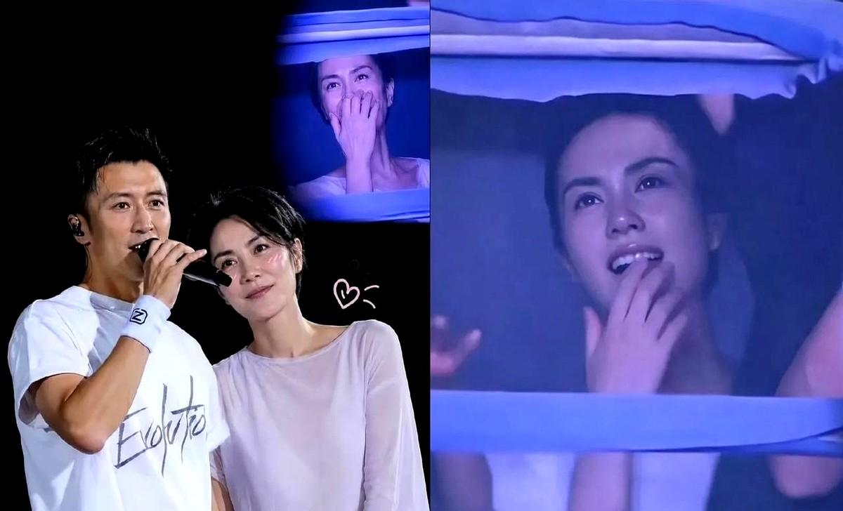 这么多女明星里面，我最搞不懂的就是王菲了，她跑去台下听谢霆锋唱歌，迎着男人的示