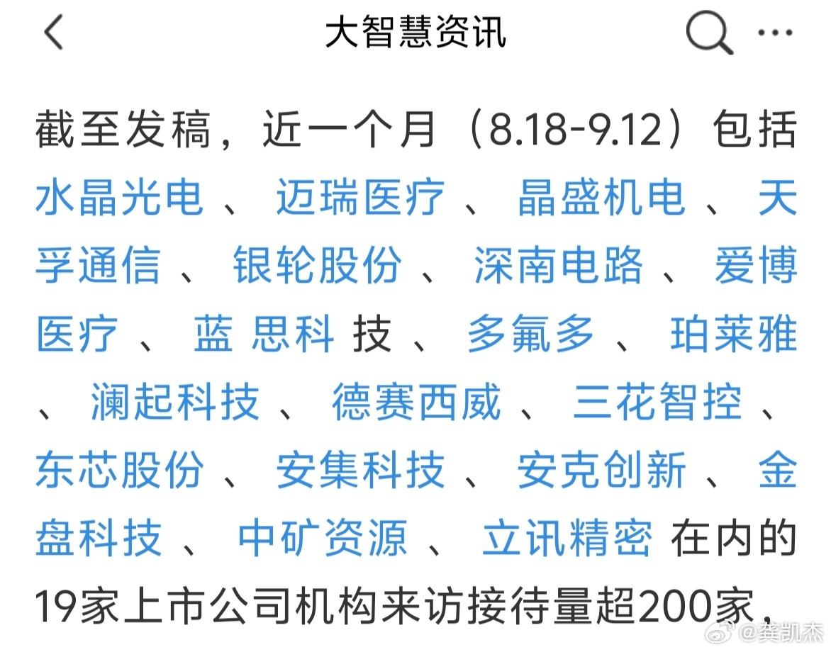 这些被机构调研，属于机构抱团票～～～好公司！a股​​​