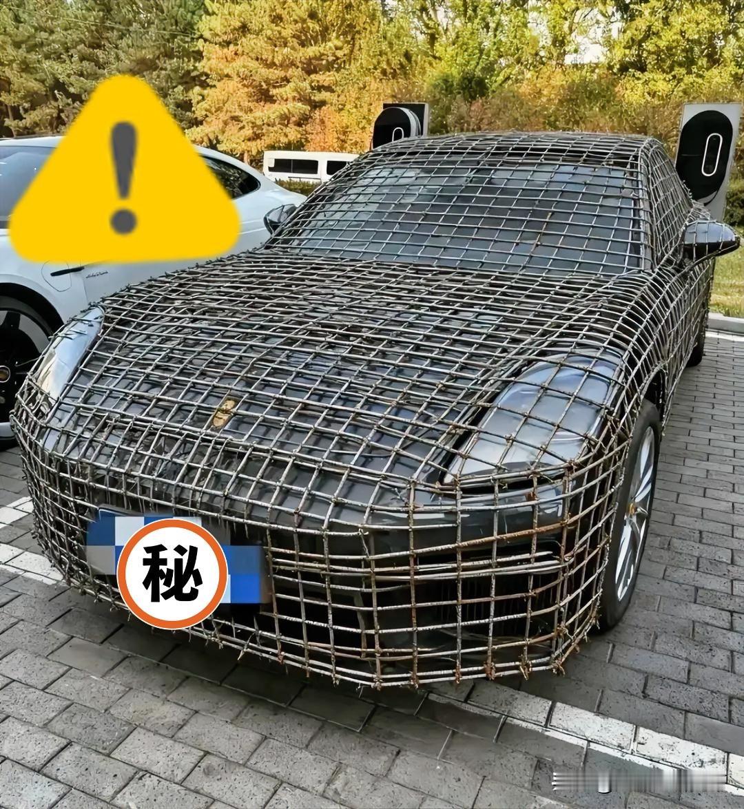 笑不活了！保时捷被焊进“铁笼牢房”这是把防盗buff叠满了？家人们谁