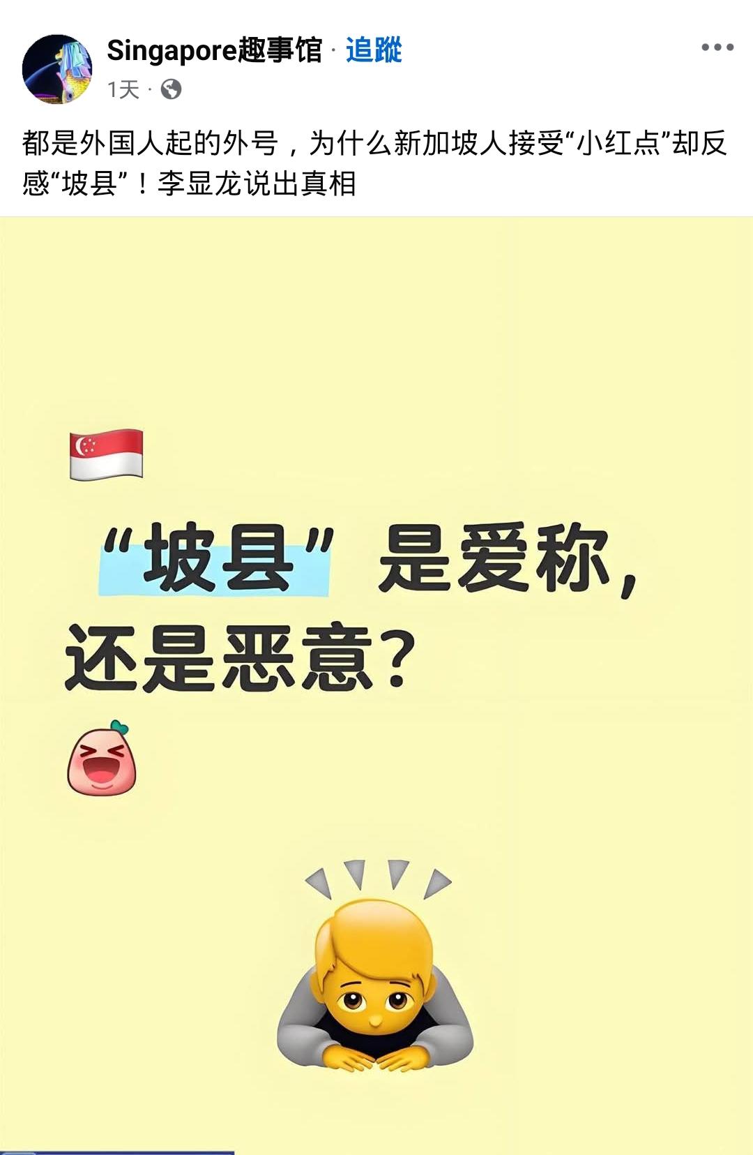 李显龙告诉你，为什么新加坡接受“小红点”，却反感“坡县”？李显龙曾解释，“小