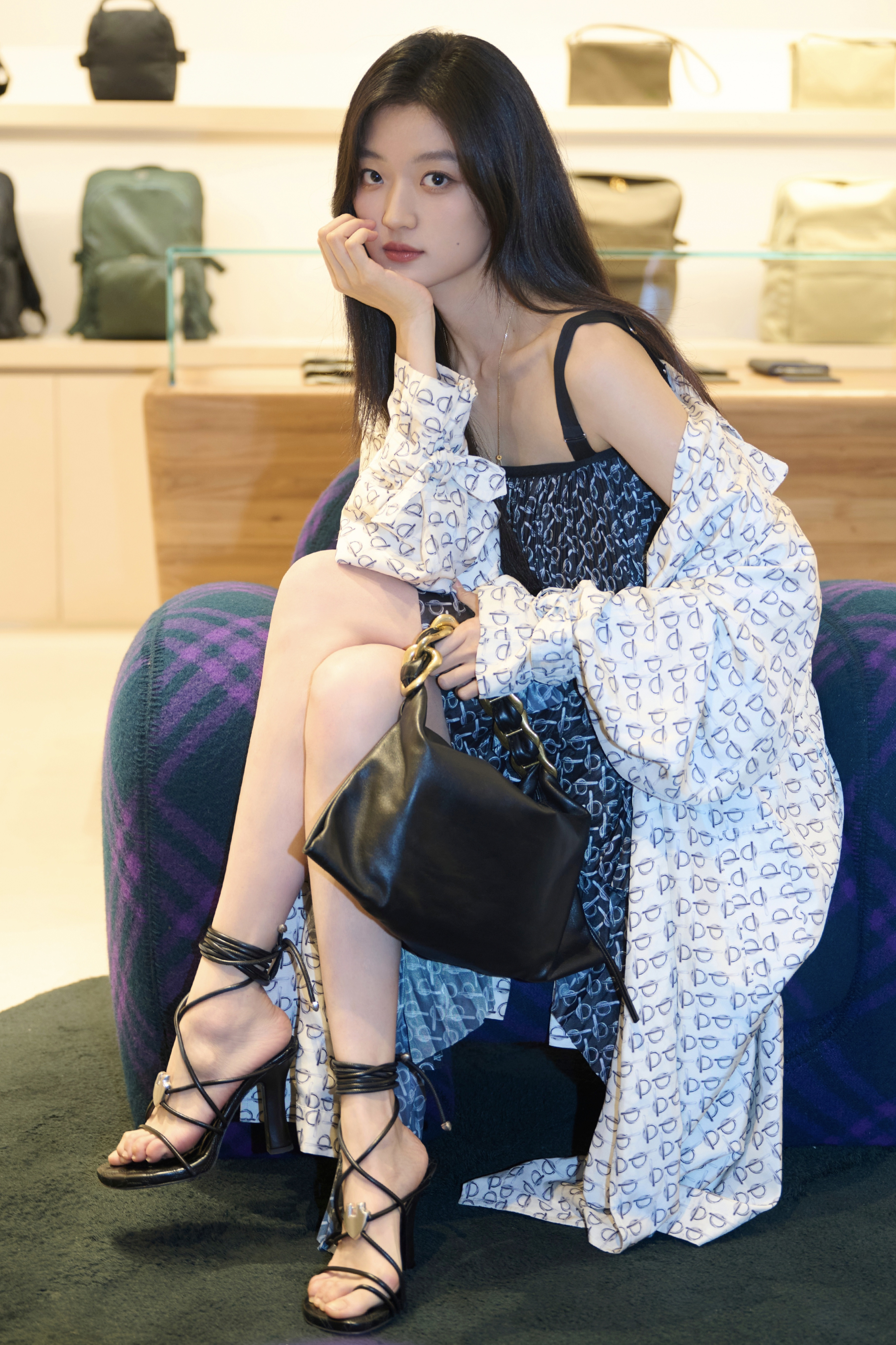 孙千Burberry线下活动造型，这个品牌好喜欢孙千​​​