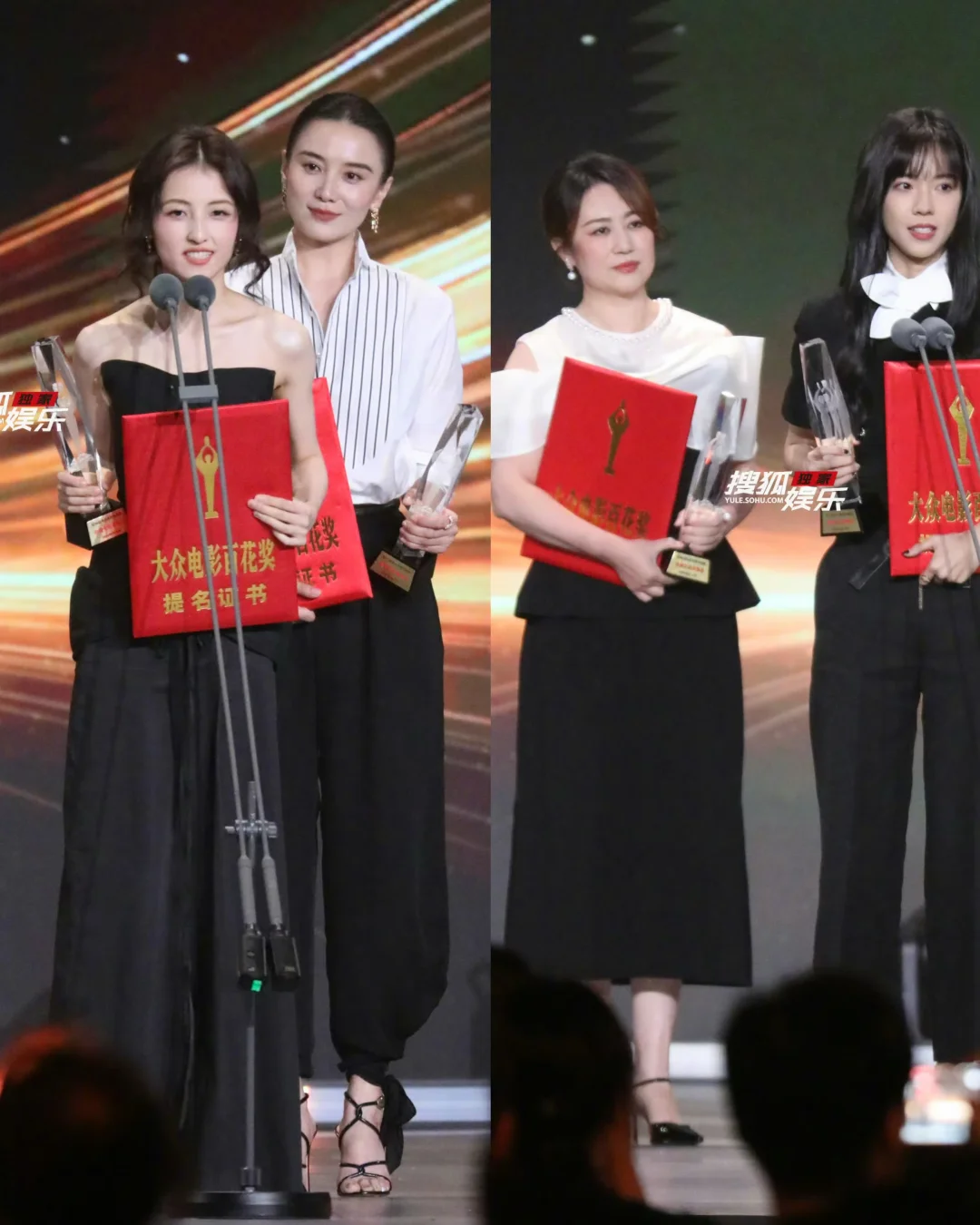 百花奖最佳女主角提名合影！