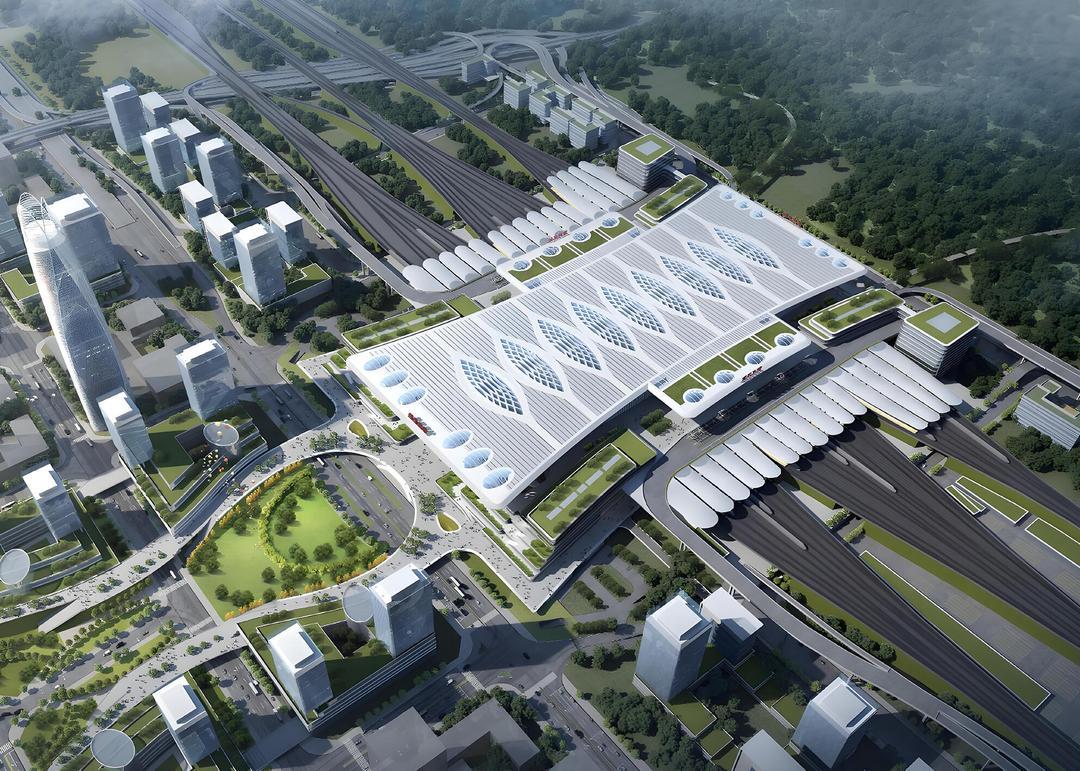 全球十大高铁站第1名——重庆东站，建筑面积122万平方米，拥有