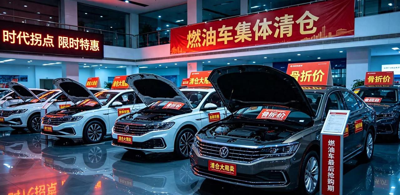 燃油车集体骨折清仓，一场时代拐点下的生存大甩卖2026年车市剧烈分化：新能源
