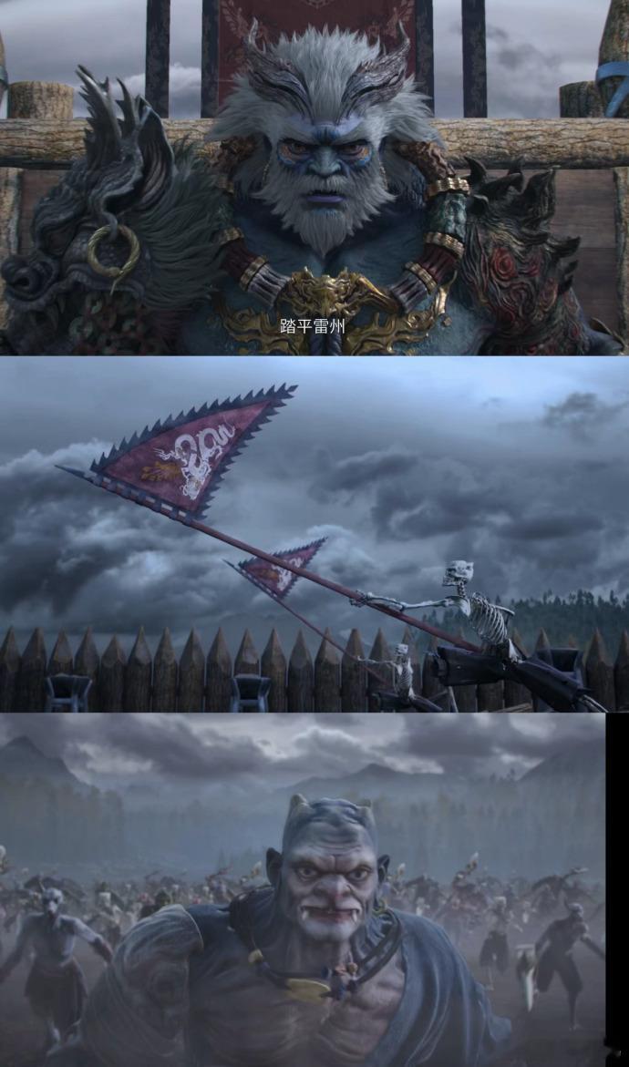 仙剑奇侠传三动画开播景天挑眉带笑的模样，像从游戏里跳出来似的！雪见扎着高马尾，