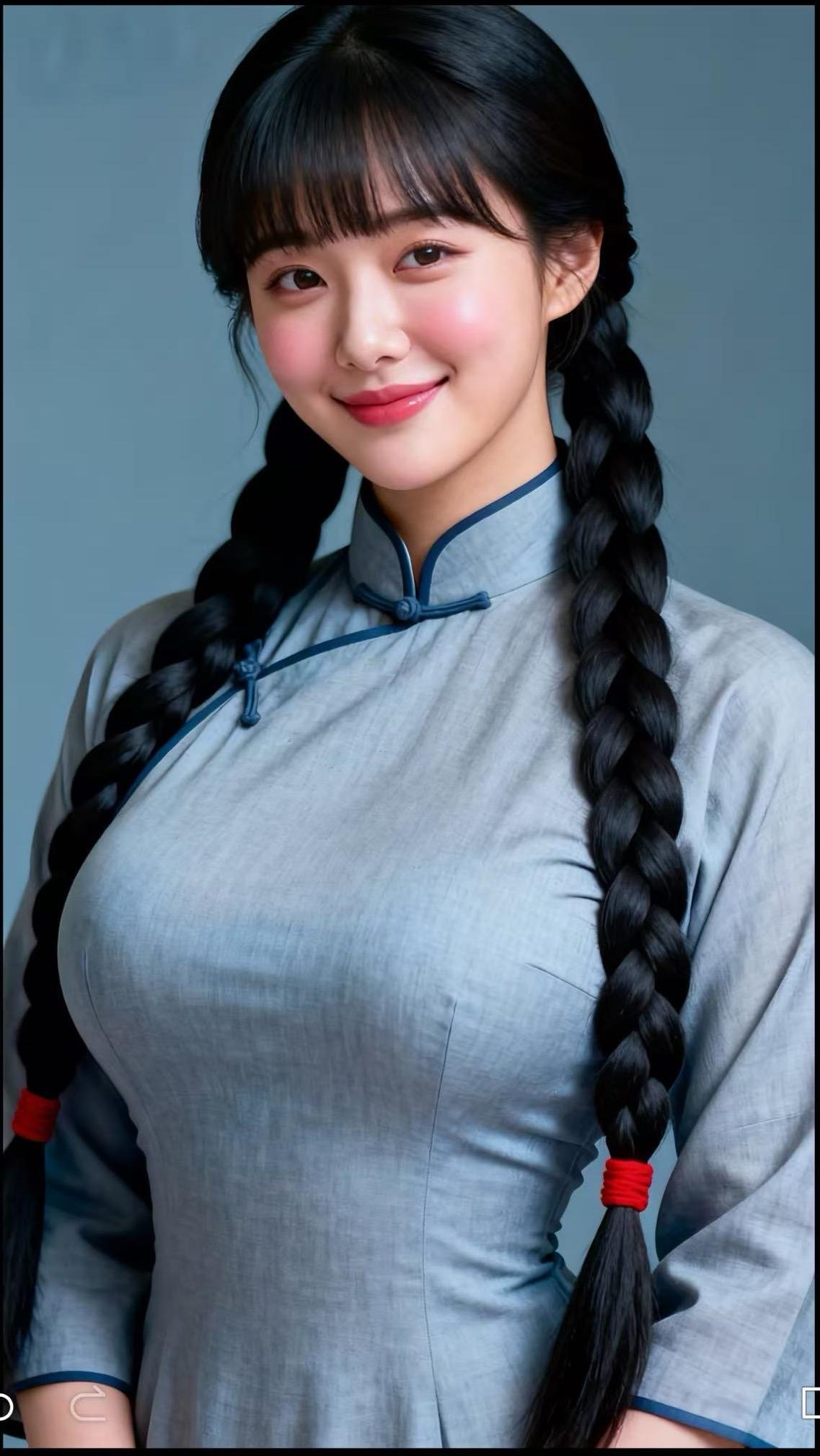 旗韵幽梦一袭素灰旗袍，婉约如诗。立领斜襟，盘扣轻锁岁月故事；低领处，隐露柔情