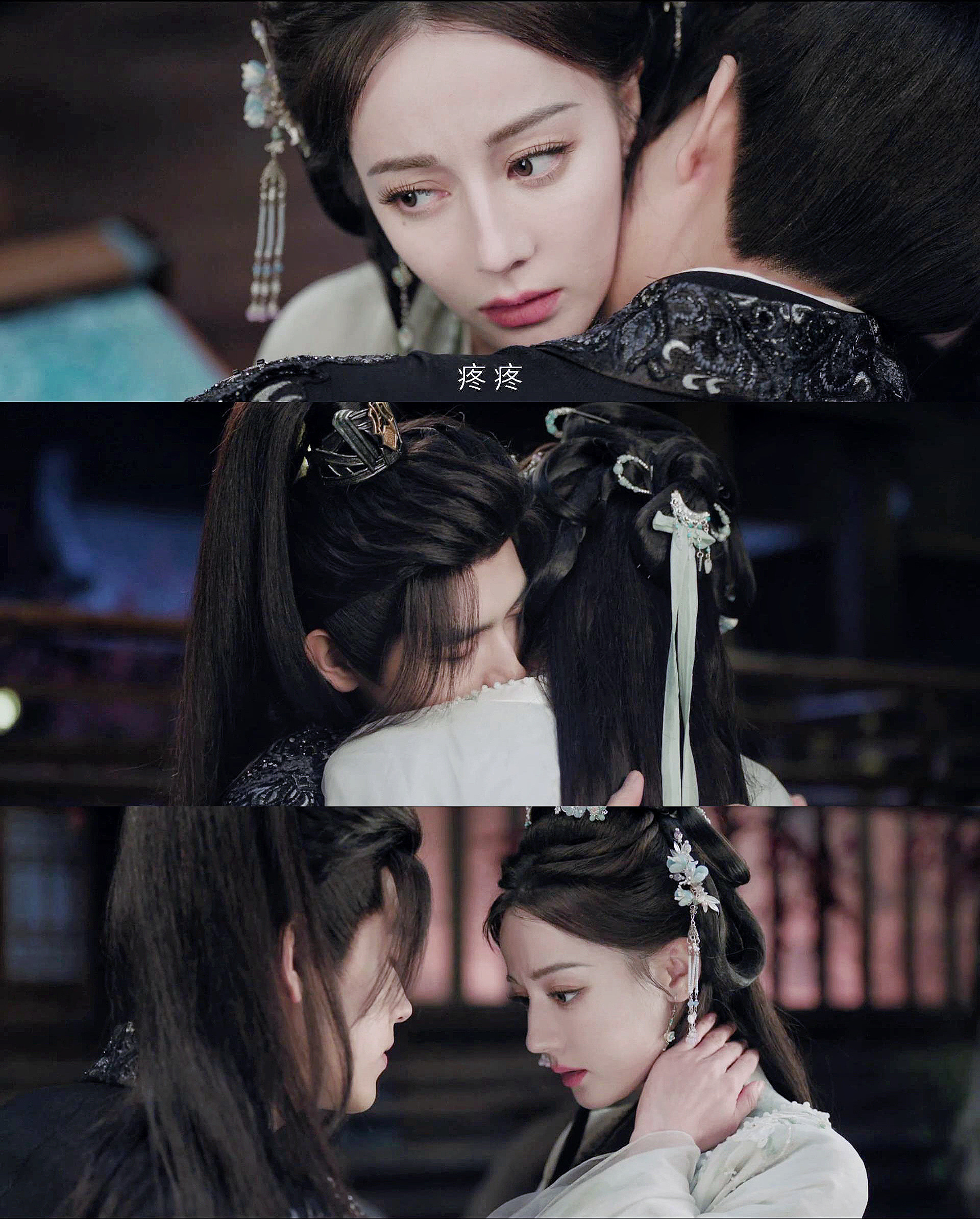 白日提灯思胥万千咬脖吻迪丽热巴陈飞宇咬脖吻戏贺思慕从懵懂摸心跳到主动求刺激，四百