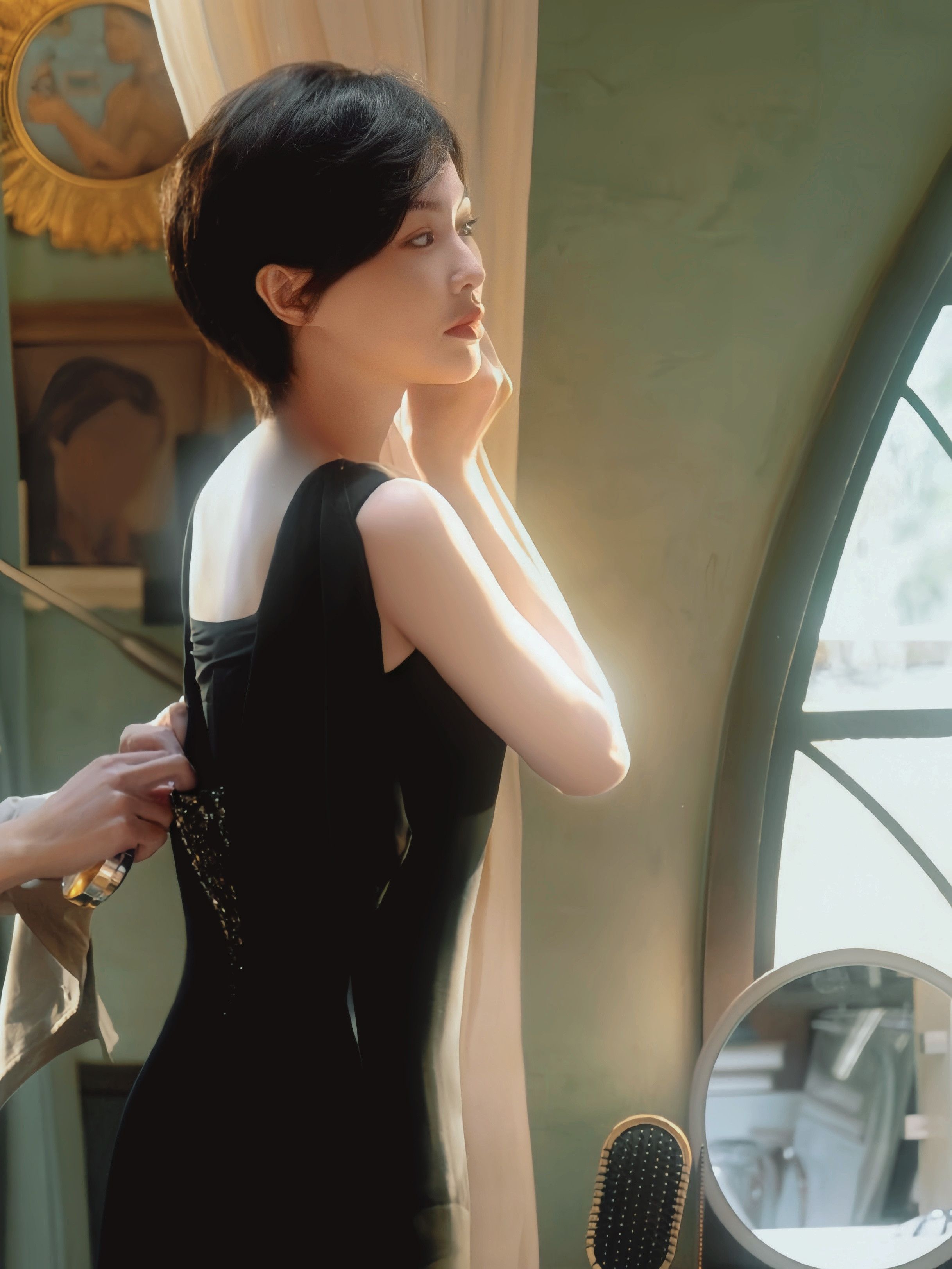 唐嫣美成油画​​​